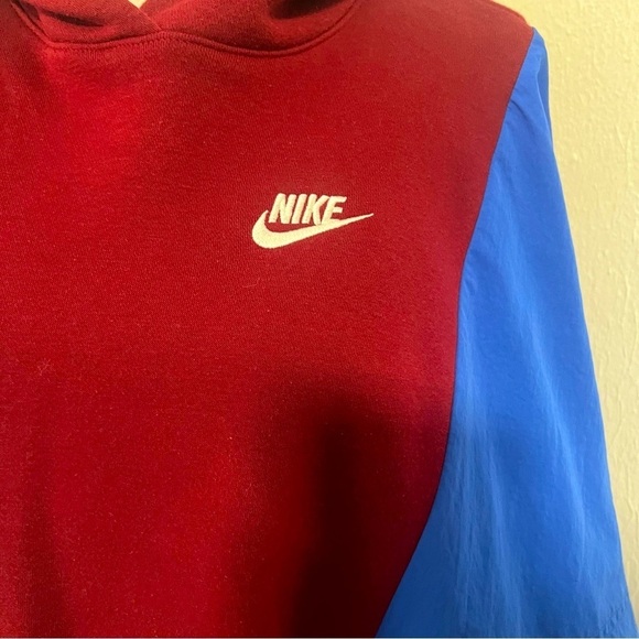 Nike Unisex S Sportswear Pullover Windbreaker Hoodie Oregon USA Color-block NWT - Picture 3 of 12